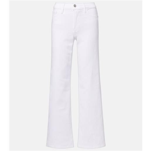Frame jeans le slim palazzo a gamba larga e vita alta
