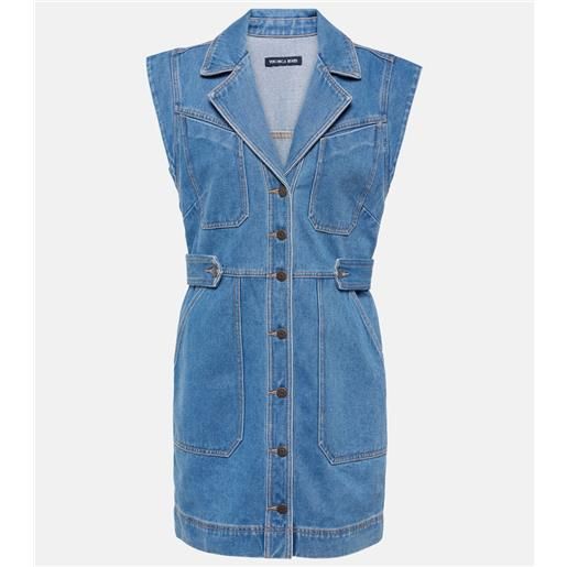 Veronica Beard abito chemisier di jeans jax