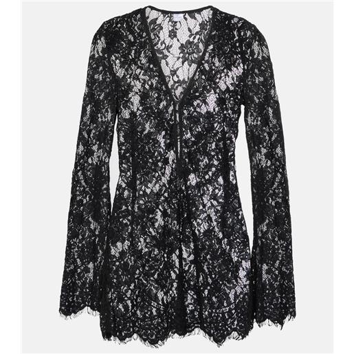 Bananhot miniabito millie in pizzo di cotone e broccato