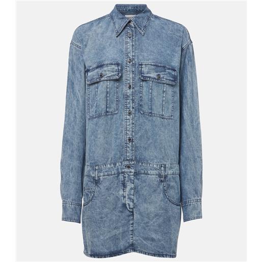 Marant Etoile abito chemisier palvina di jeans