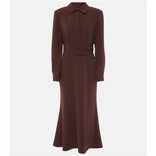 Roland Mouret abito midi in crêpe