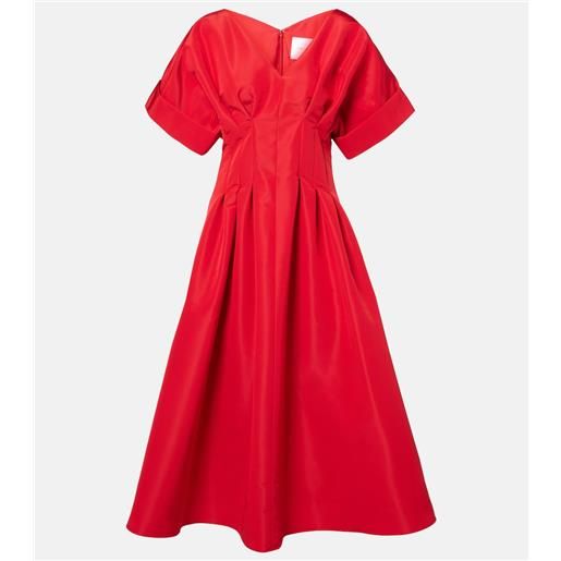 Carolina Herrera abito midi in seta
