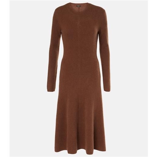 Joseph abito midi in misto cashmere