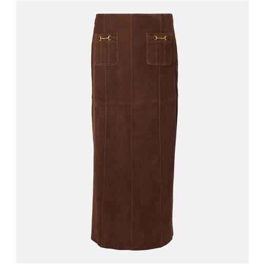 Rixo gonna edwina in suede