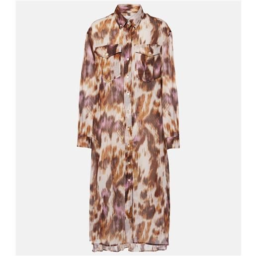 Marant Etoile abito chemisier elaine in cotone