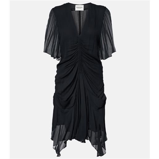 Marant Etoile abito corto vivienne in mussola
