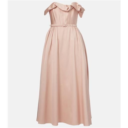 Roland Mouret abito midi con volant