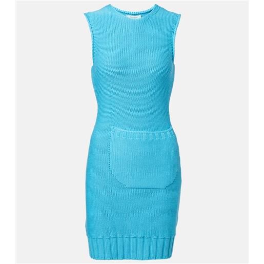 JW Anderson abito corto in cotone e lana