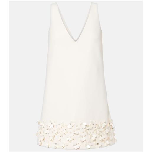 Self-Portrait bridal - abito corto in crêpe con paillettes