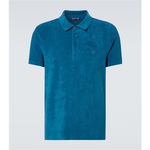 Vilebrequin polo in spugna di misto cotone