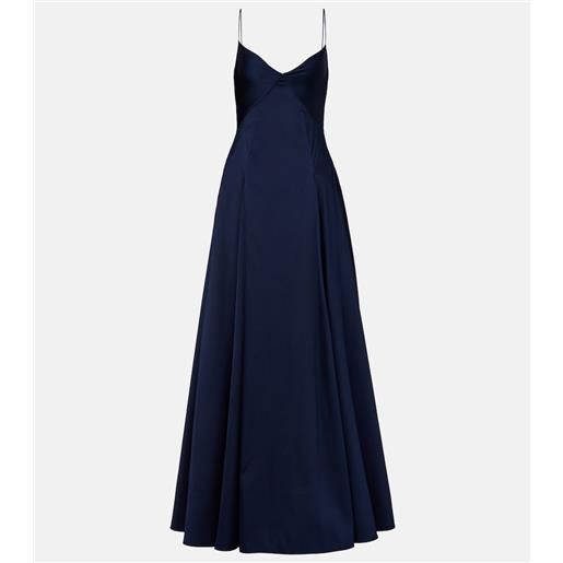 Roland Mouret abito lungo in taffetà