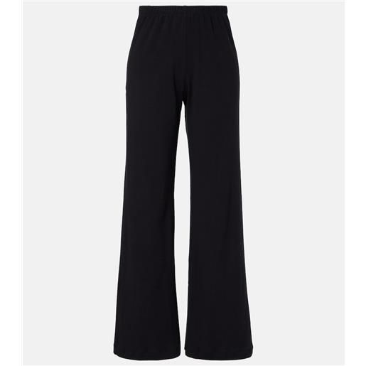 Leset pantaloni sportivi nando in cotone a coste