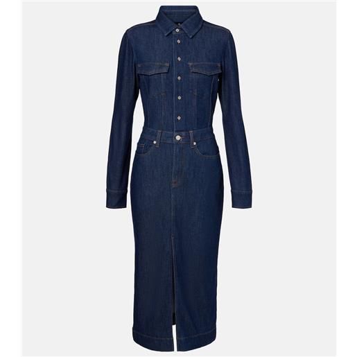 7 For All Mankind abito chemisier in denim