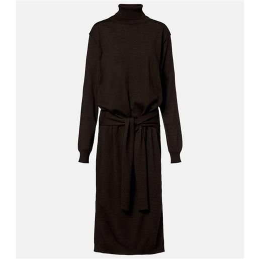 Lemaire abito midi in misto lana