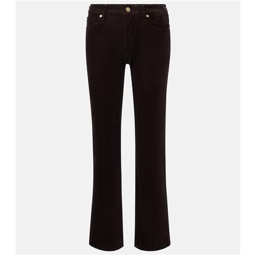 7 For All Mankind pantaloni calie straight in velluto a coste
