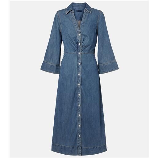 Veronica Beard abito chemisier di jeans haydon