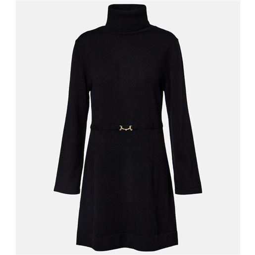 Rixo abito corto elliette in lana e cashmere