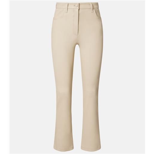Joseph pantaloni bootcut in pelle