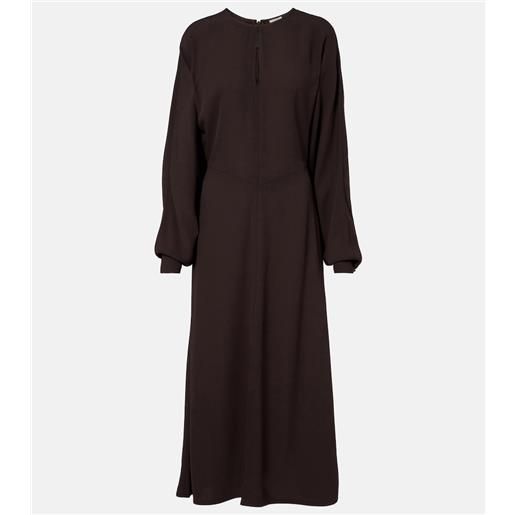Joseph abito midi hills in crêpe con cut-out