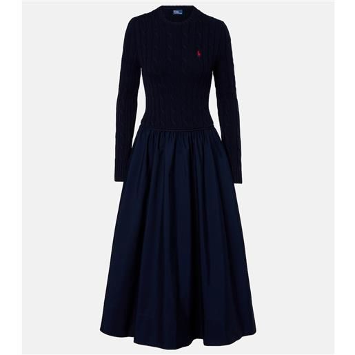 Polo Ralph Lauren abito lungo in misto cotone