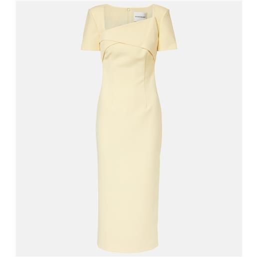 Roland Mouret abito da cocktail drappeggiato in crêpe