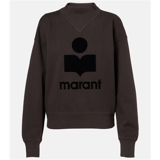 Marant Etoile felpa moby in misto cotone con logo