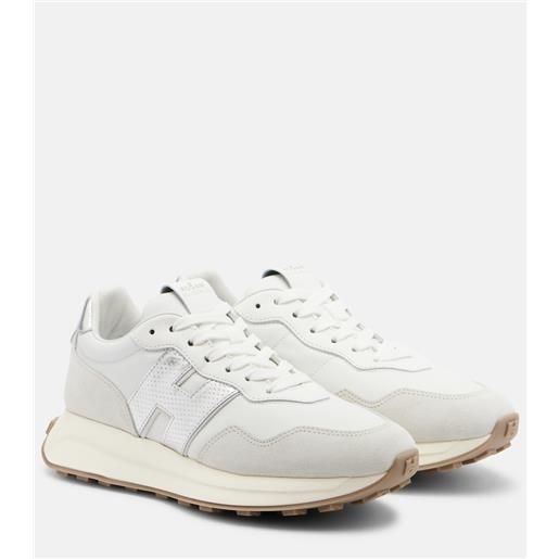 Hogan sneakers h641 in pelle e suede
