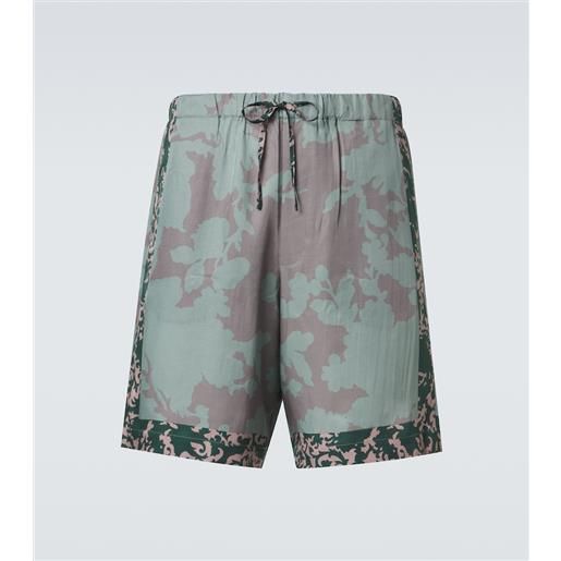Dries Van Noten shorts con stampa