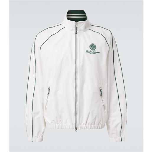 Polo Ralph Lauren giacca sportiva in misto cotone con logo
