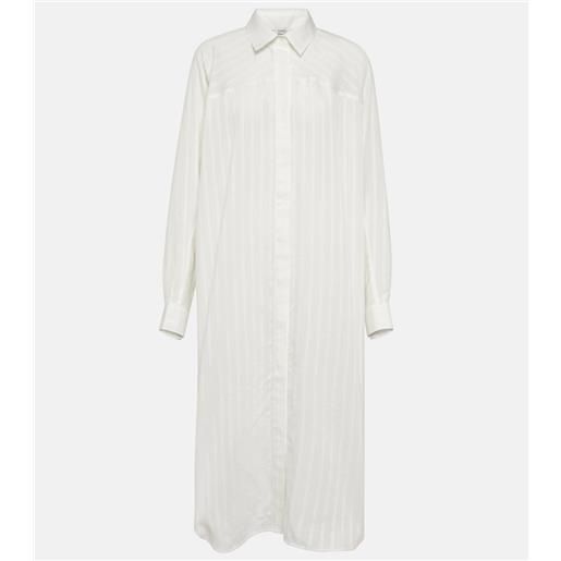 Toteme abito chemisier jacquard a righe