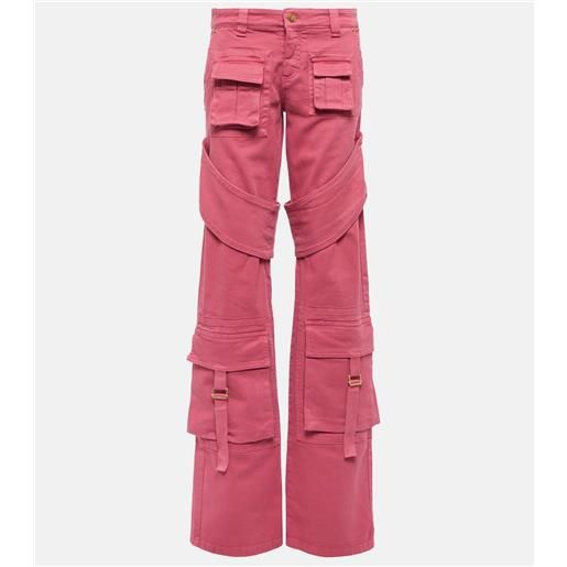 Blumarine pantaloni cargo in denim