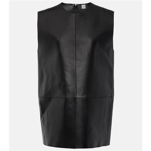 Toteme top in pelle