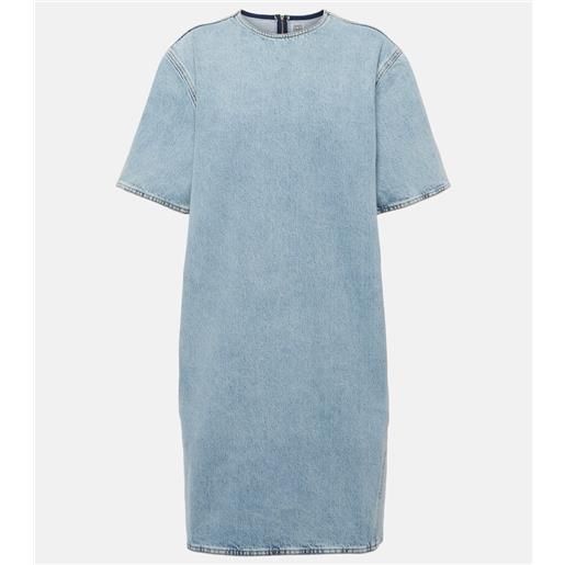 Toteme abito midi di jeans