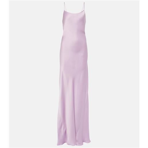 Victoria Beckham abito lungo in satin