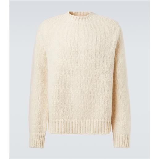 Jil Sander pullover in misto mohair e alpaca