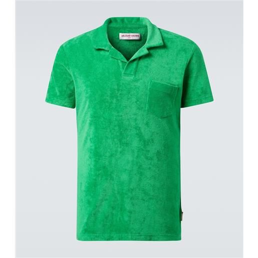 Orlebar Brown polo in spugna di cotone
