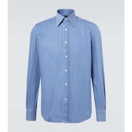 Thom Sweeney camicia di jeans