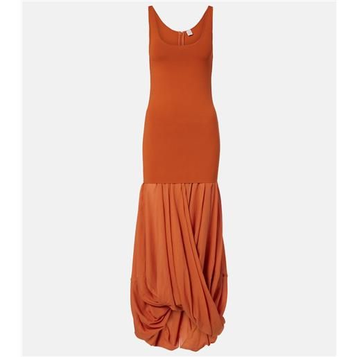 Toteme abito midi cocoon in jersey