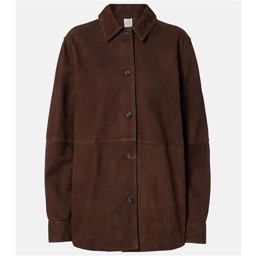 Toteme camicia in suede