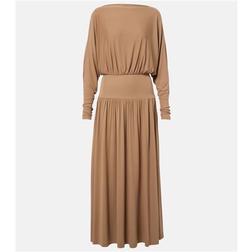 Toteme abito midi in jersey