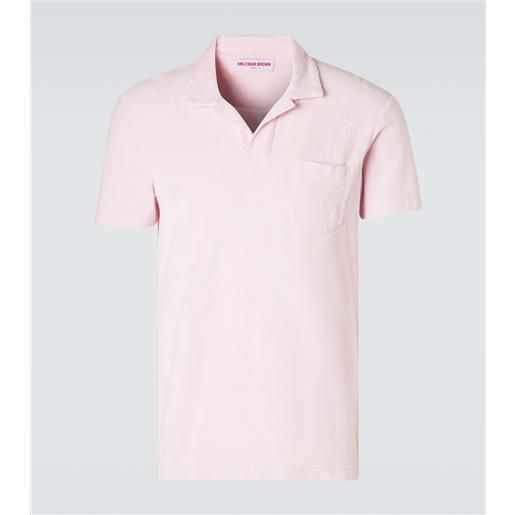 Orlebar Brown polo in spugna di cotone