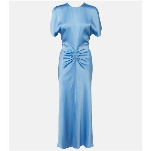Victoria Beckham abito midi in raso