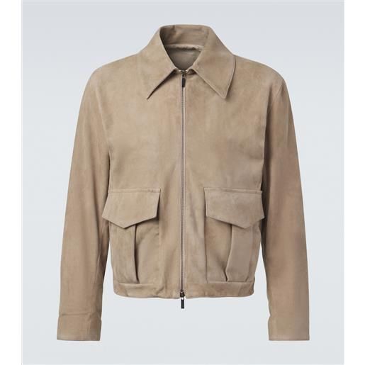 Stoffa stòffa giacca in suede