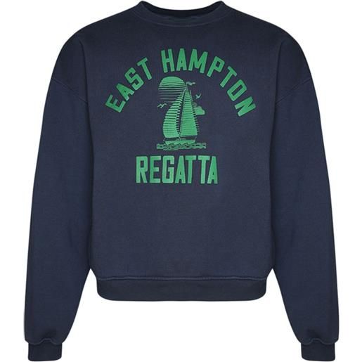RHUDE felpa hampton regatta - blu