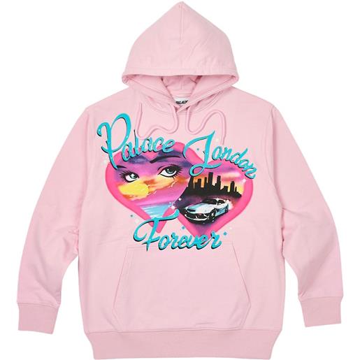 Palace felpa con cappuccio forever - rosa