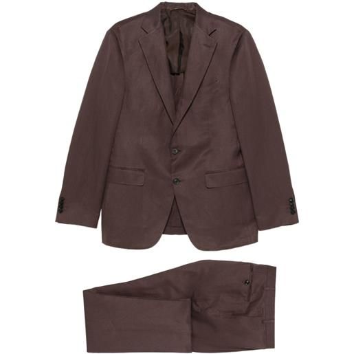 Canali completo monopetto - marrone