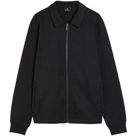 PS Paul Smith cardigan con zip - nero