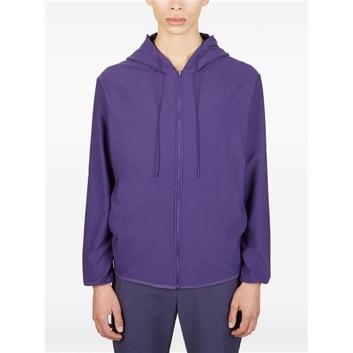 Post Archive Faction felpa con cappuccio e zip - viola