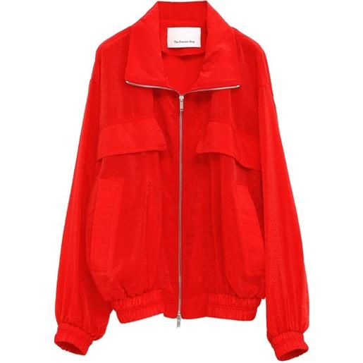 The Frankie Shop giacca con bordo elasticizzato - rosso