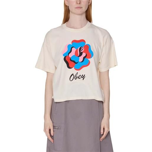Obey paper rose row t-shirt